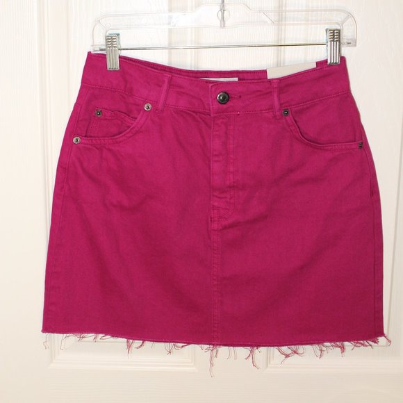Pink Raw Edge skirt - Picture 1 of 6
